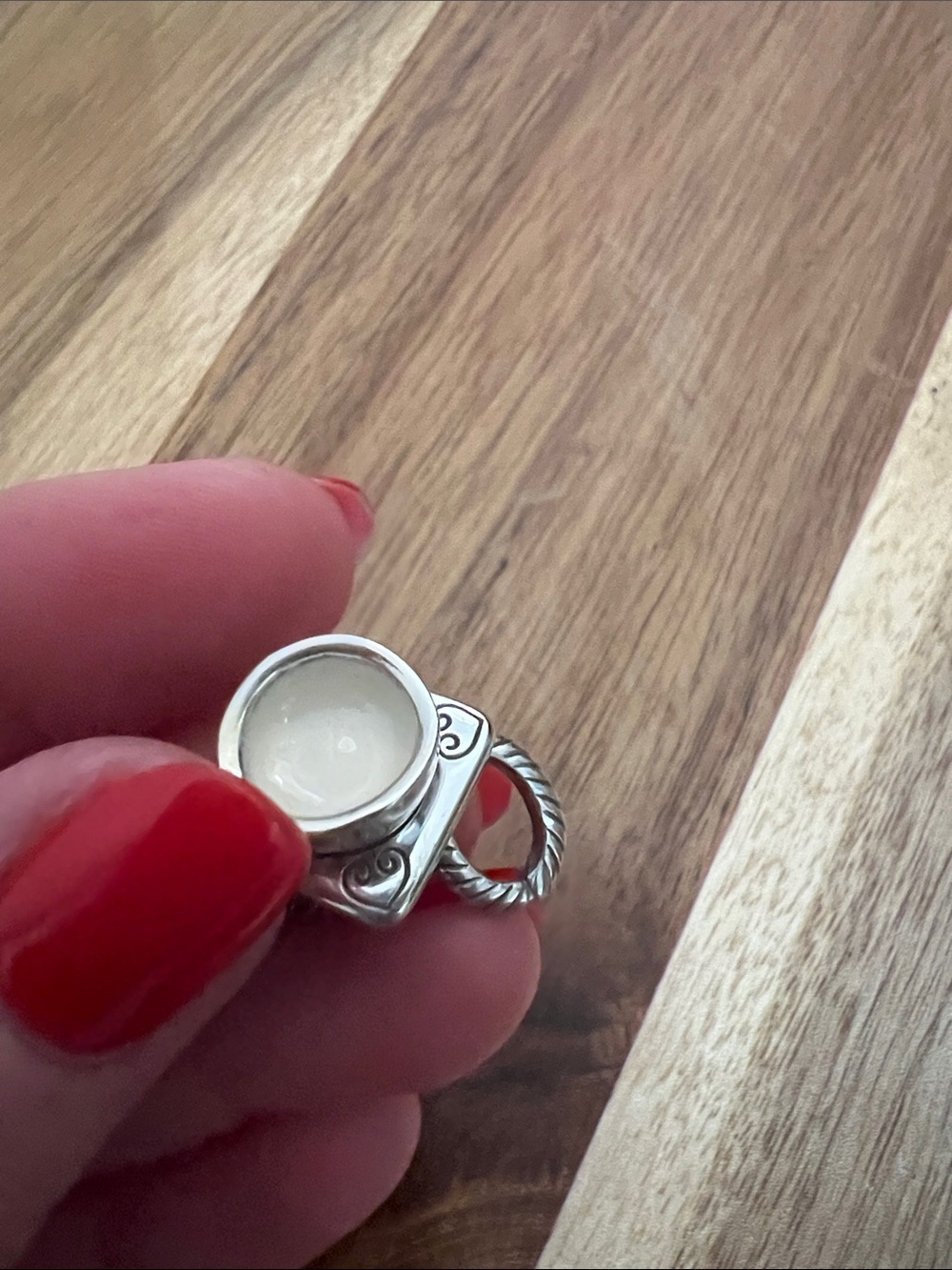 Silver 'Congrats' Graduation Cap Charm - Brighton Style - Picture 5 of 7